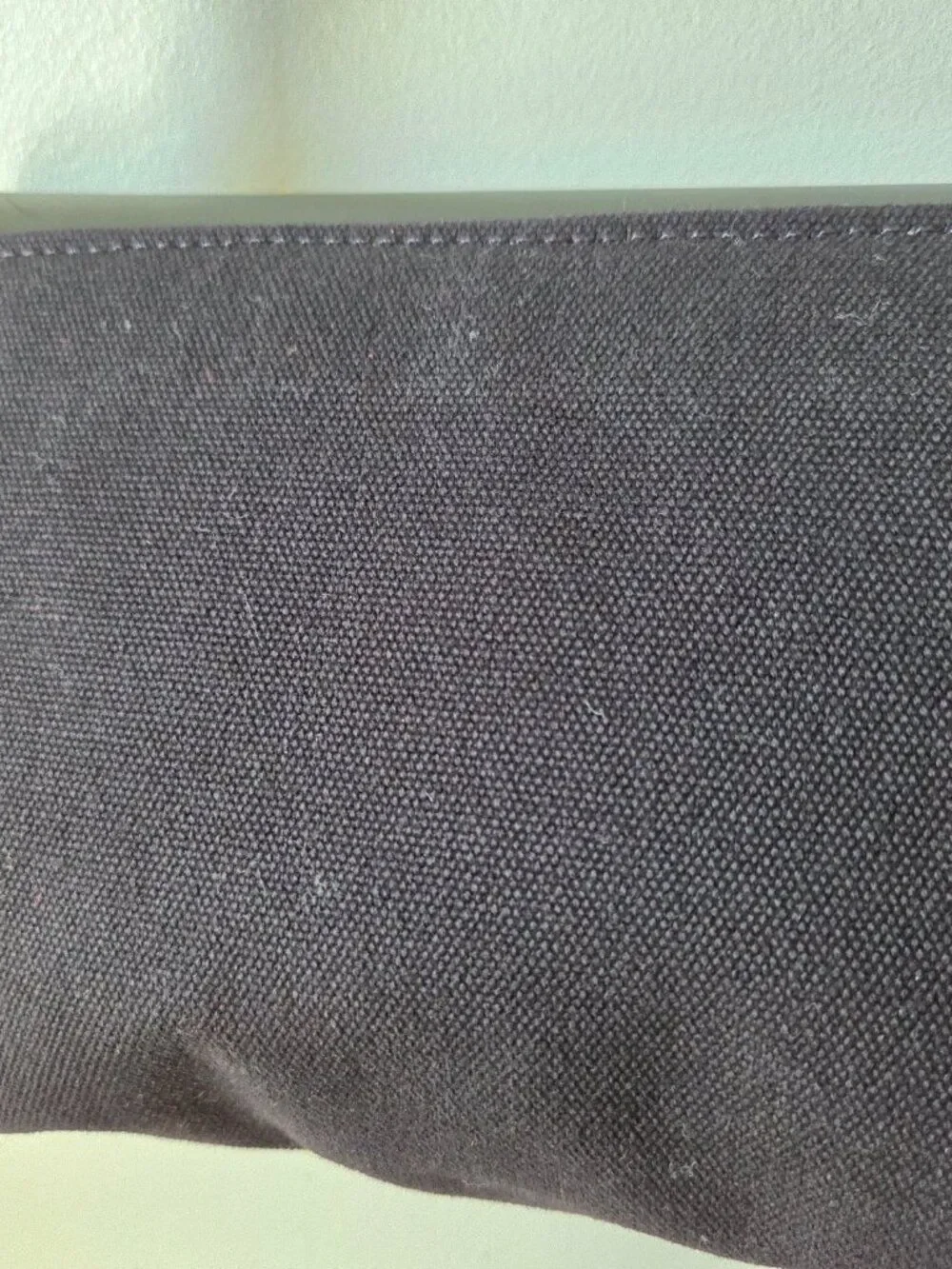 EUC LIKE NEW R. RIVETER PATTON BLACK LEATHER CANVAS MIX CROSSBODY BAG SMALL